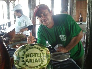 Adonias espera receber direitos trabalhistas e diz que trabalhava &#39;com amor&#39; no hotel (Foto: Arquivo Pessoal)