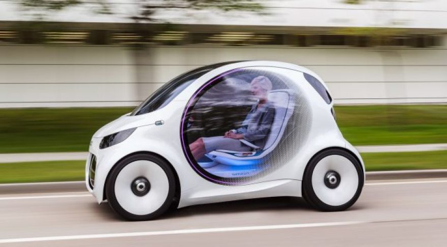 Smart Envisions EQ Fortwo Concept as Ride-Sharing, Self-Driving EV