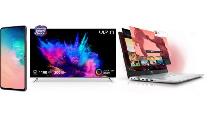 ET Deals: Vizio 65-Inch Quantum 4K TV $998, Dell Core i5 1080p Laptop $599, Samsung Galaxy S10e $549
