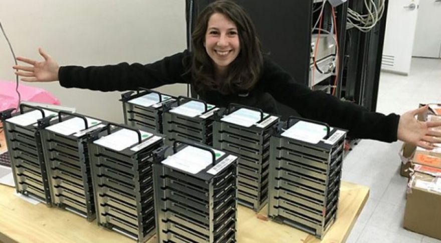 It Took Half a Ton of Hard Drives to Store the Black Hole Image Data