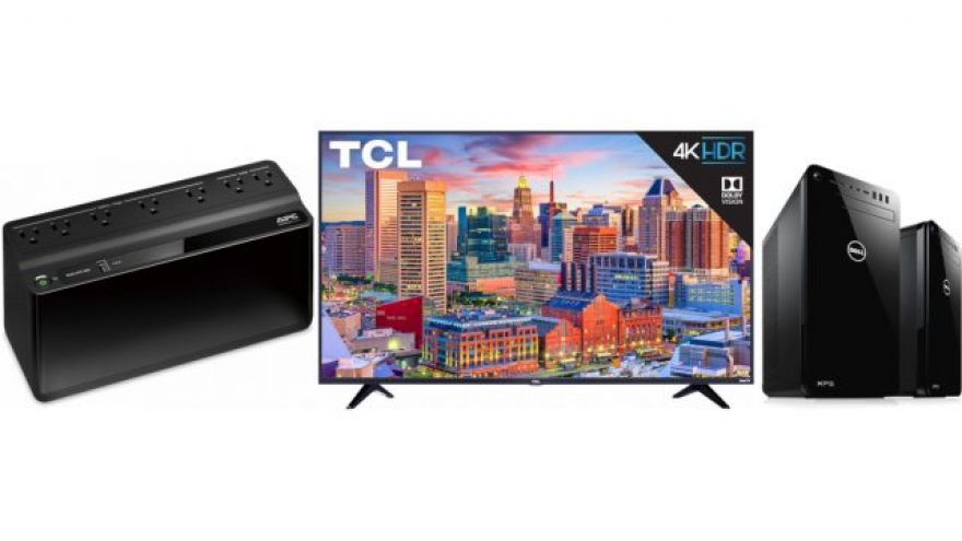 ET Deals: TCL 55-Inch 4K Roku Smart TV $349, Dell XPS 8-Core Intel Desktop $1,147, APC 330W UPS $45