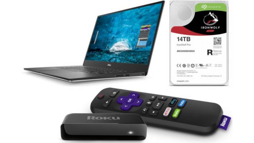 ET Deals: Seagate 14TB NAS HDD $439, Dell XPS 4K Intel Core i7 Gaming Laptop $1,449, Roku Premiere+ 4K HDR Media Player $39
