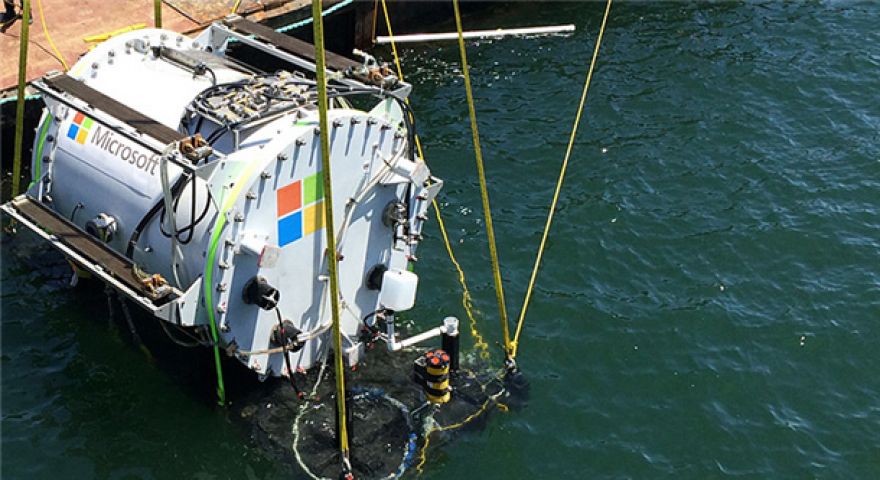 Los servidores submarinos de Microsoft