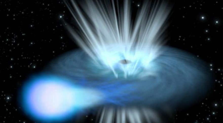 Astronomers spot mysterious objects spewing out gas at a quarter the speed of light