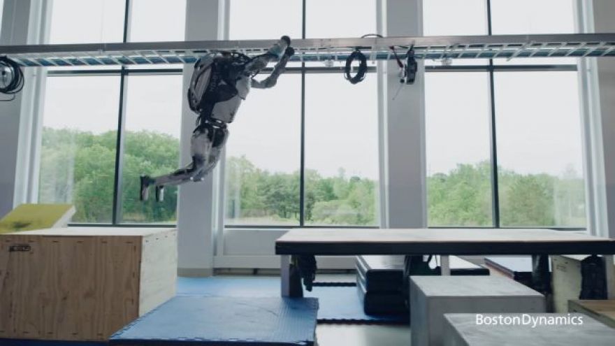 Boston Dynamics Atlas Robot Ups Its Parkour Game