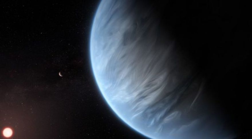 Water Detected on Planet Inside the Habitable Zone for the First Time