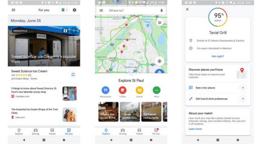 Google’s Redesigned Maps App Rolls Out on iOS and Android