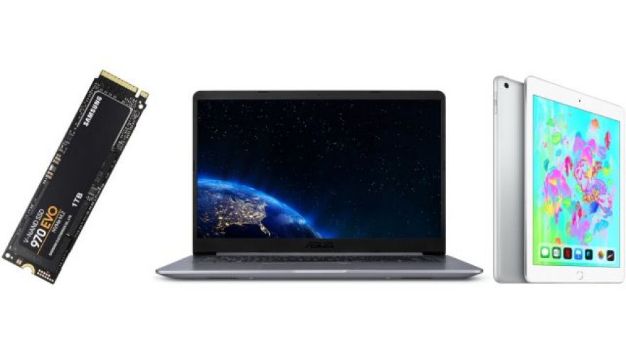 ET Deals: Apple iPad 2018 $299, Samsung Evo 1TB NVMe SSD $169, Asus Quad-Core 1080p Laptop $249