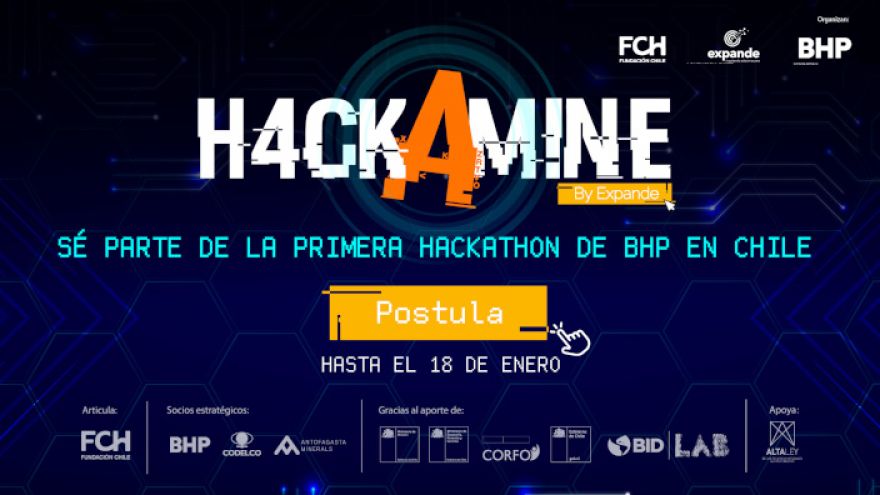 Abiertas las postulaciones para la primera Hackathon de BHP en Chile