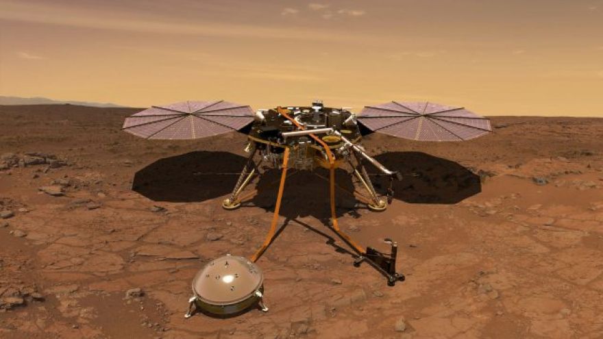 NASA&rsquo;s Mars Lander Cleaned Sand Off Its Solar Panels Using More Sand