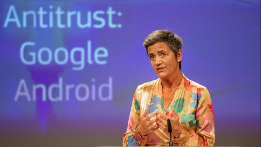 Europa multa nuevamente a Google con 1.490 millones de euros