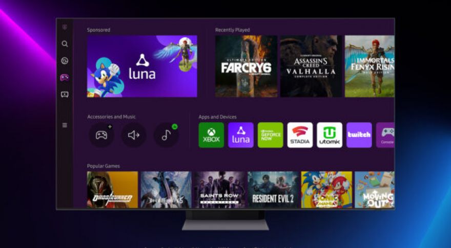 Samsung Adds Amazon Luna to Its Smart TV Gaming Hub