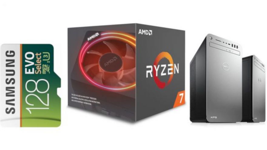 ET Deals: AMD Ryzen 7 2700X $199, Samsung Evo 128GB MicroSDXC $19, Dell XPS Intel Core i9-9900 Desktop $854