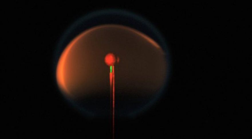 Scientists Use Spherical Flames on ISS to Understand Soot-Free Fires