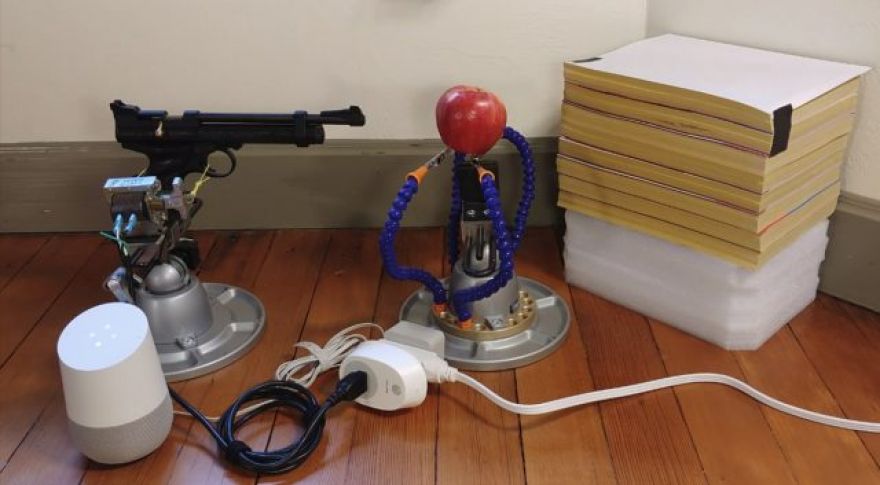 Artist Uses Google Assistant to Fire a Gun