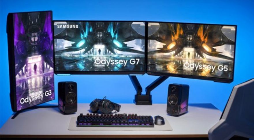 Samsung Announces New, Less Curvy Odyssey Gaming Monitors
