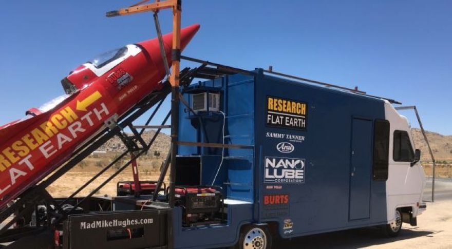 Flat-Earther Finally Fires Himself Into the Heavens, or at Least the Lower Troposphere