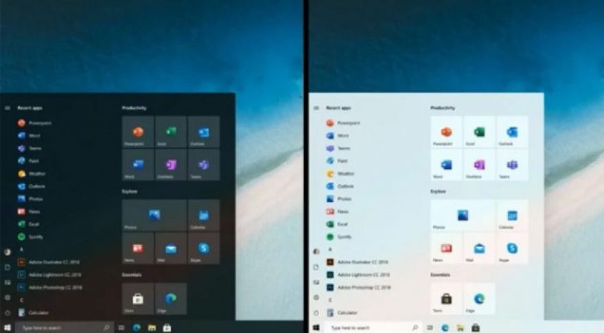Microsoft Teases New Windows 10 Start Menu Without Live Tiles