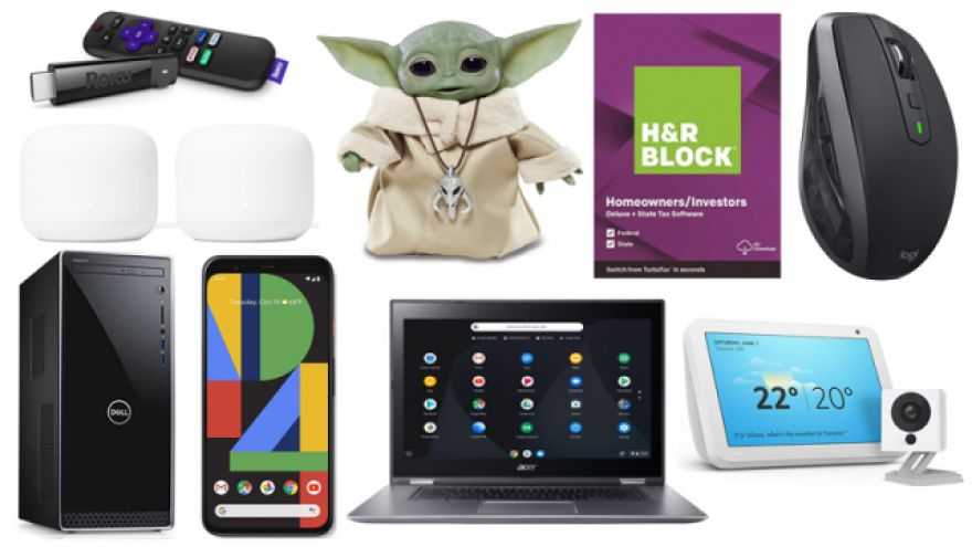 ET Weekend Deals: 50 Percent Off H&amp;R Block Deluxe + State, Baby Yoda Animatronic Pre-Order Now, Acer Spin 15 Chromebook Only $329