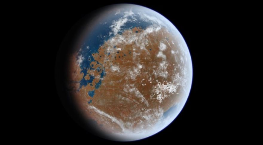 Asteroid Impact May Have Caused Megatsunami on Mars 3.4 Billion Years Ago
