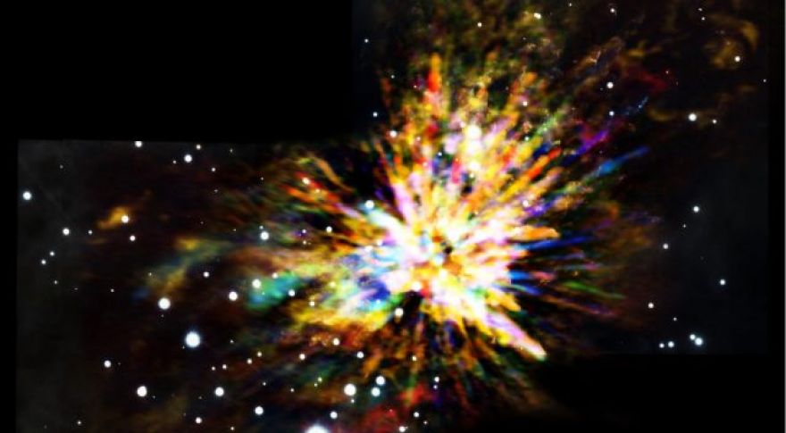 Astronomers spot a massive explosion from the collision of two stars