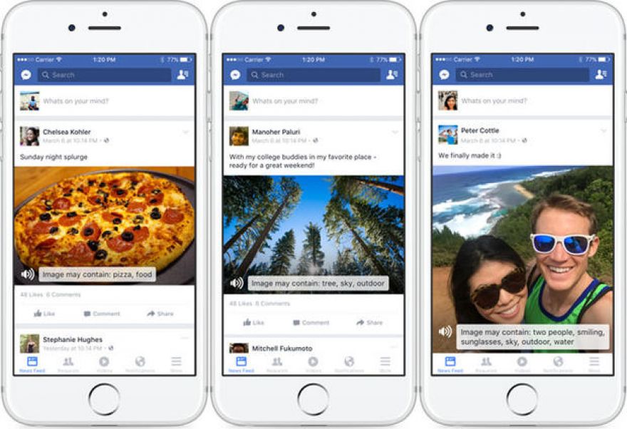 Facebook is using AI to help blind people &#039;see&#039; the photos in their newsfeed