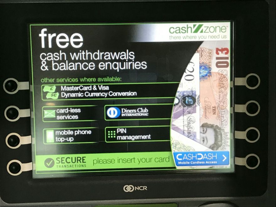 CashDash lets you withdraw cash from ATMs without a debit card