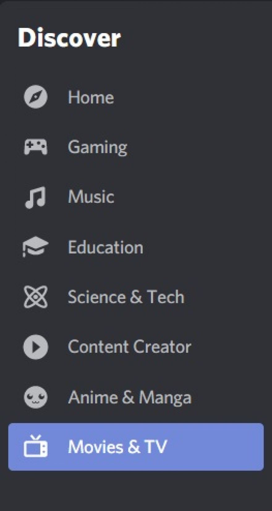 How to find non-gaming servers on Discord